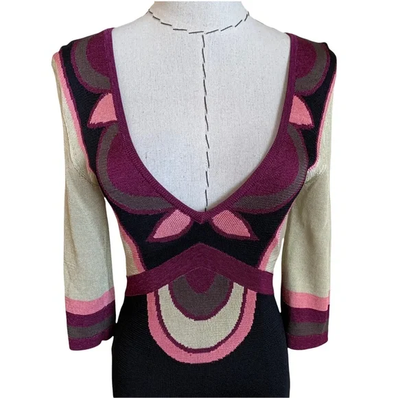 Temperley London | Dresses | Temperley London Knit Sweater Dress V Neck |  Poshmark